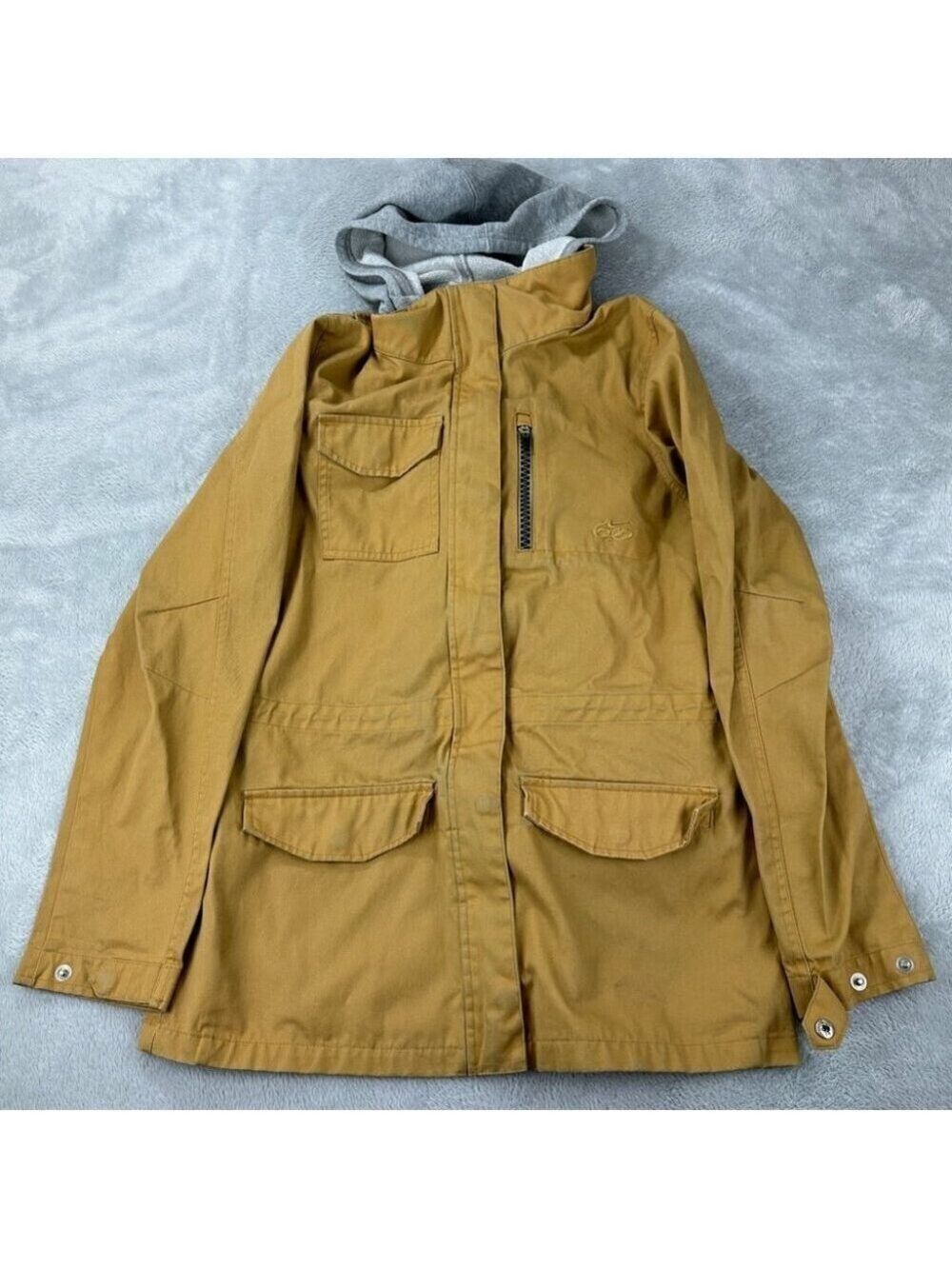 Nike Women’s Size XS 6.0 M65 Pull Field Jacket in Ochre with Integrated Hood